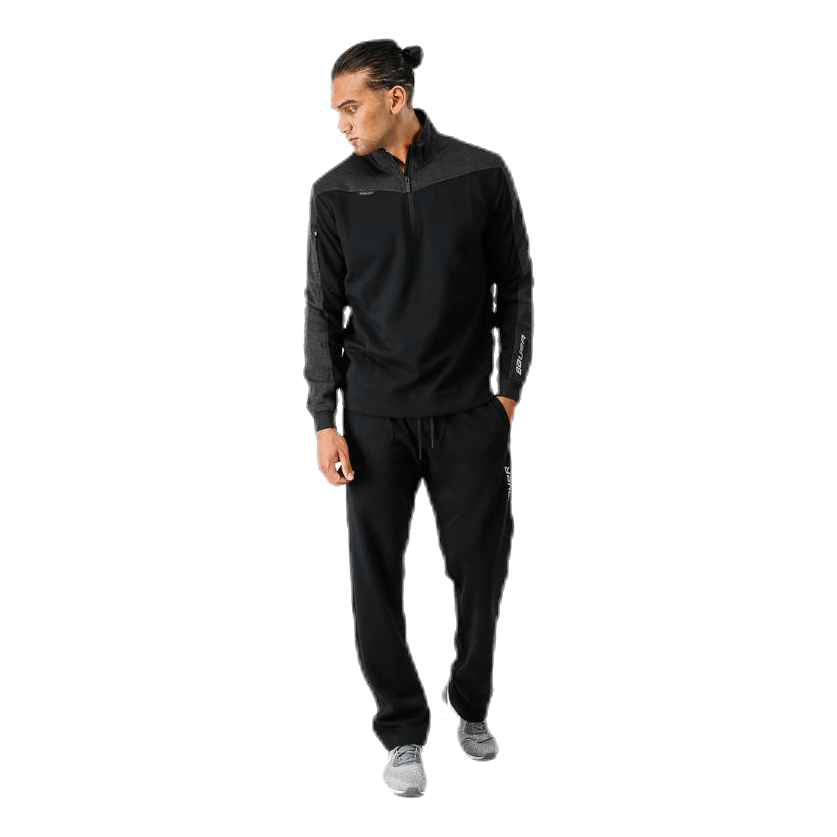 Premium Fleece 1/4 Zip Black