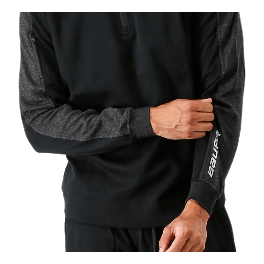 Premium Fleece 1/4 Zip Black