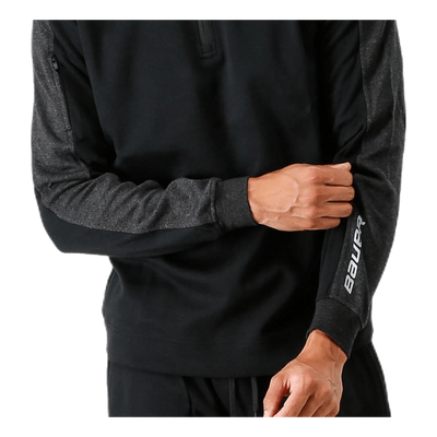 Premium Fleece 1/4 Zip Black