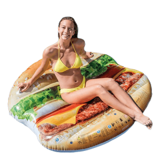 Hamburger Island Patterned