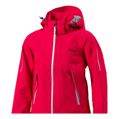 Sjoa 3L Youth Girl Jacket Pink/Grey