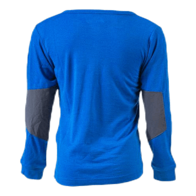 Myske Wool Kids Shirt Blue