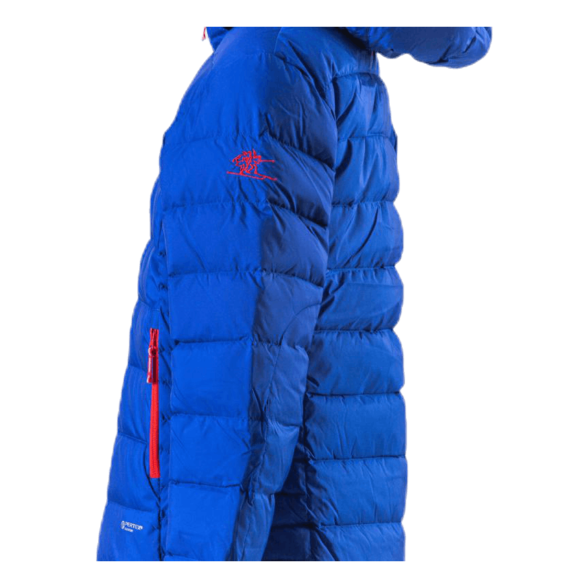 Down Youth Girl Jacket Blue/Red