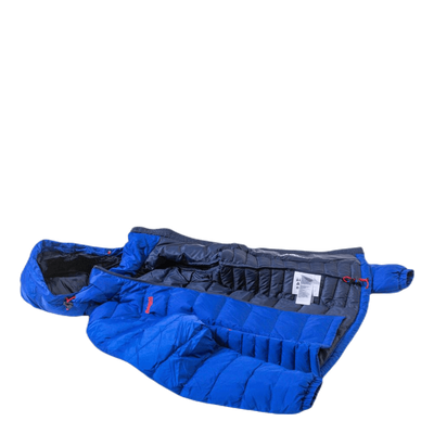 Down Youth Girl Jacket Blue/Red