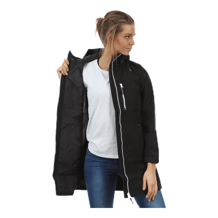 Long Belfast Jacket Black Helly Hansen Runforest