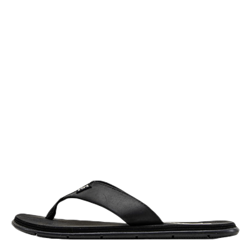 Seasand Leather Sandal Black