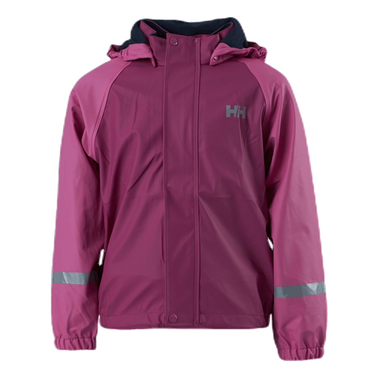 Kids Bergen Fleece PU Rainset Purple
