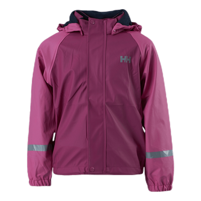 Kids Bergen Fleece PU Rainset Purple