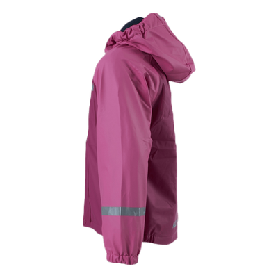 Kids Bergen Fleece PU Rainset Purple