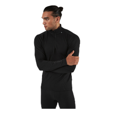 Lifa Merino Midweight 1/2 Zip Black