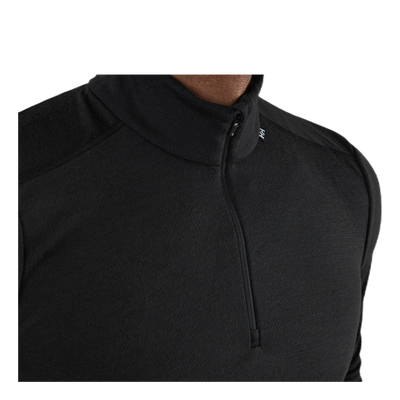 Lifa Merino Midweight 1/2 Zip Black