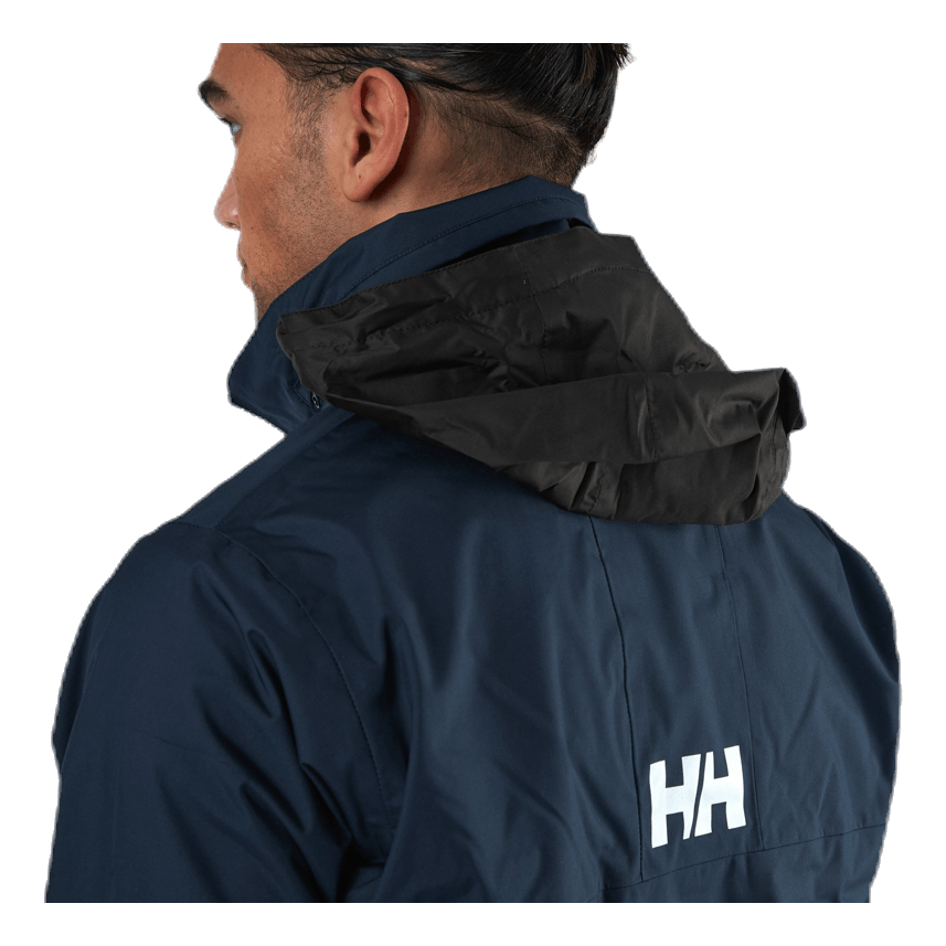 Active Hooded Midlayer Jacket Blue
