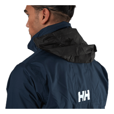 Active Hooded Midlayer Jacket Blue