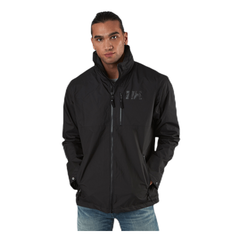 Active Hooded Midlayer Jacket Black
