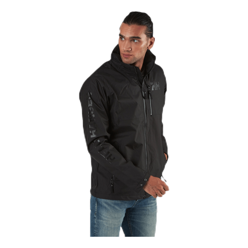 Active Hooded Midlayer Jacket Black