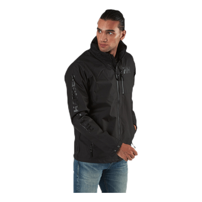 Active Hooded Midlayer Jacket Black