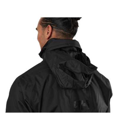 Active Hooded Midlayer Jacket Black