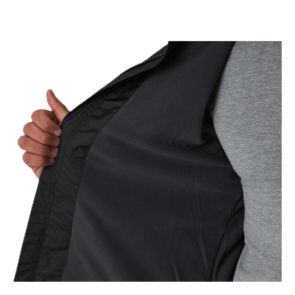 Active Hooded Midlayer Jacket Black