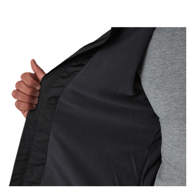 Active Hooded Midlayer Jacket Black