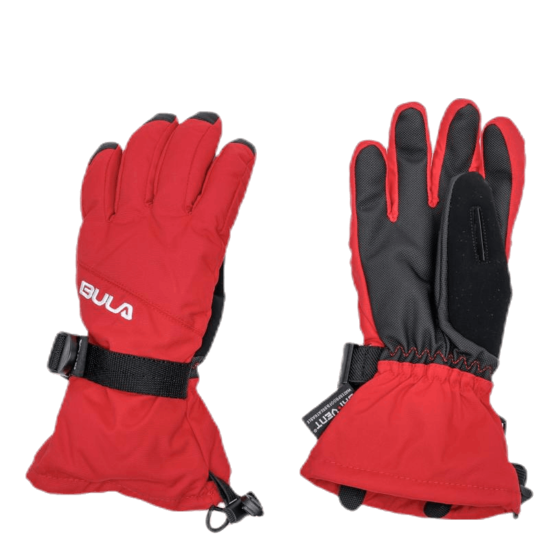 Jr Coach Softshell Gloves Red