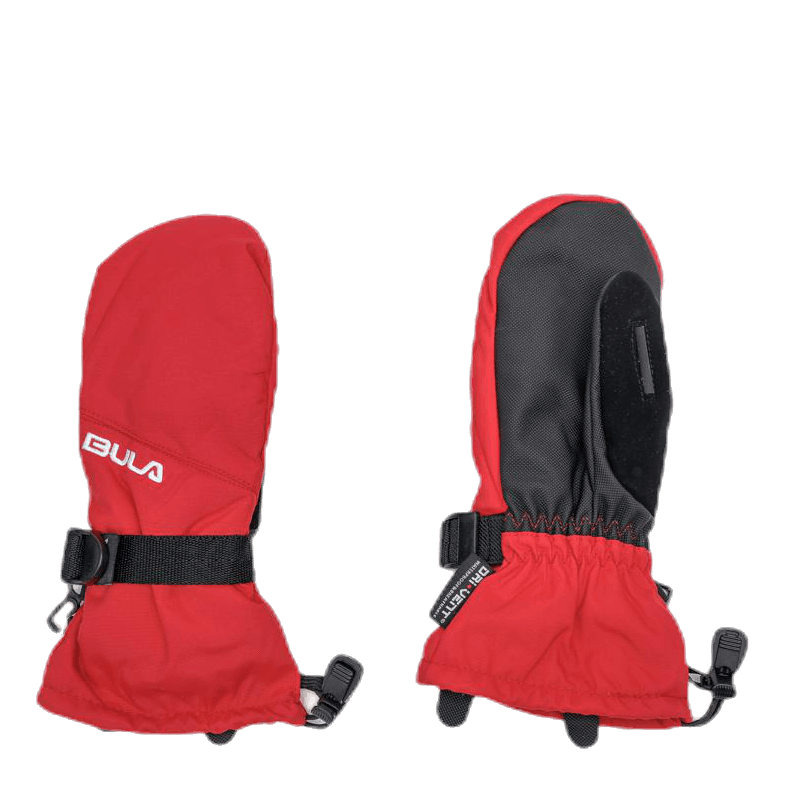 Jr Coach Softshell Mittens Red