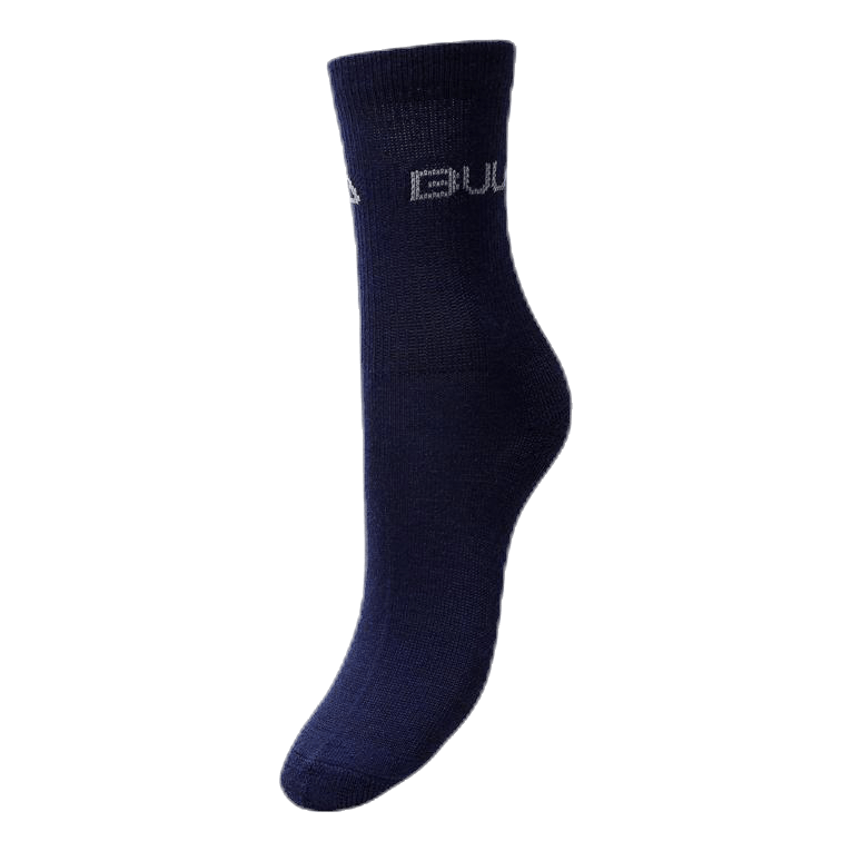 2-Pack Wool Socks Junior Blue/Black