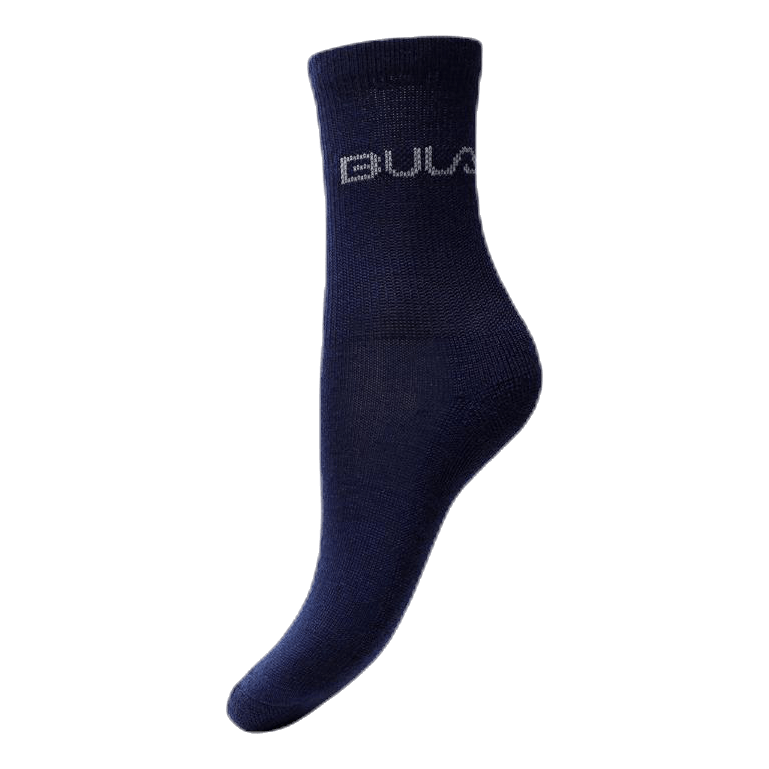 2-Pack Wool Socks Junior Blue/Black