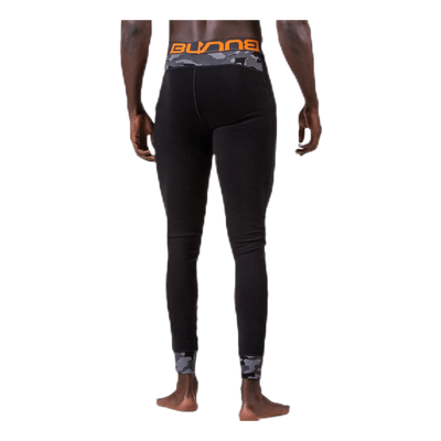 Camo Merino Wool Pant Black