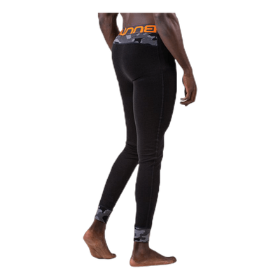 Camo Merino Wool Pant Black