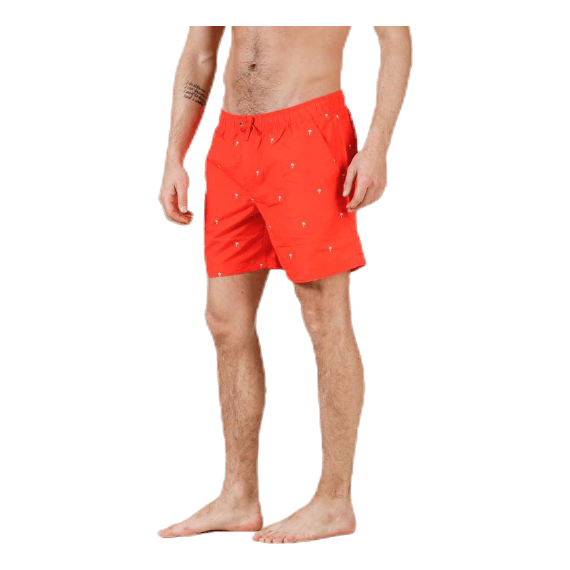 Scale Shorts Red