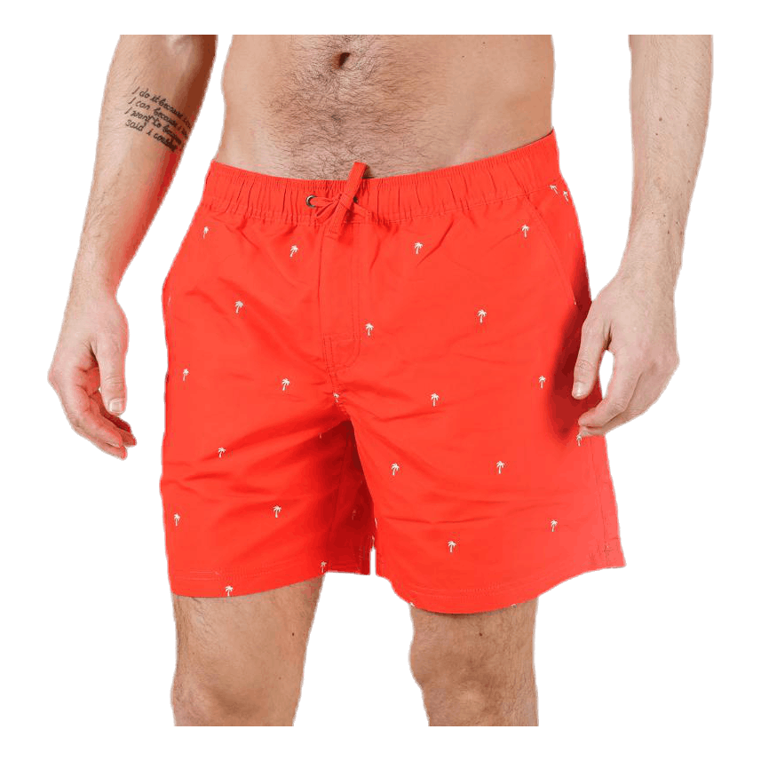 Scale Shorts Red
