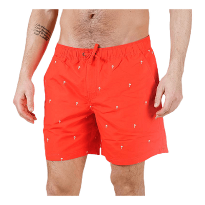 Scale Shorts Red