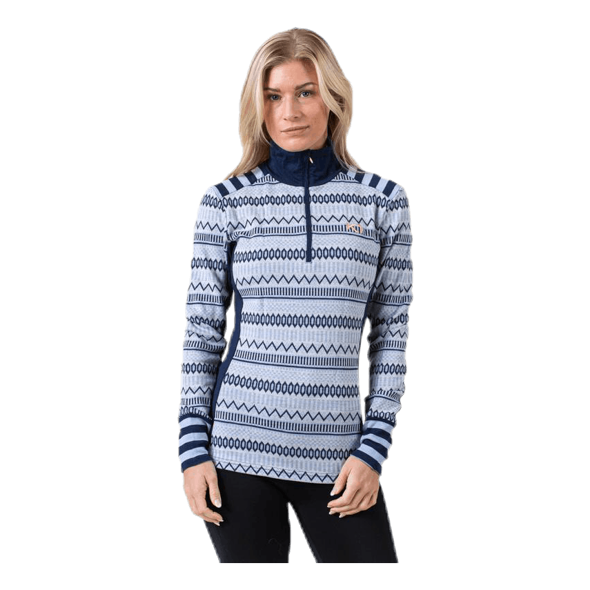 Åkle Half-Zip Shirt Blue