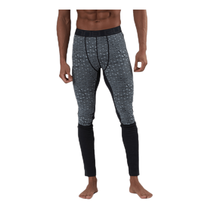Geo Merino Wool Pants Grey