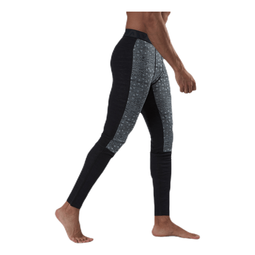Geo Merino Wool Pants Grey