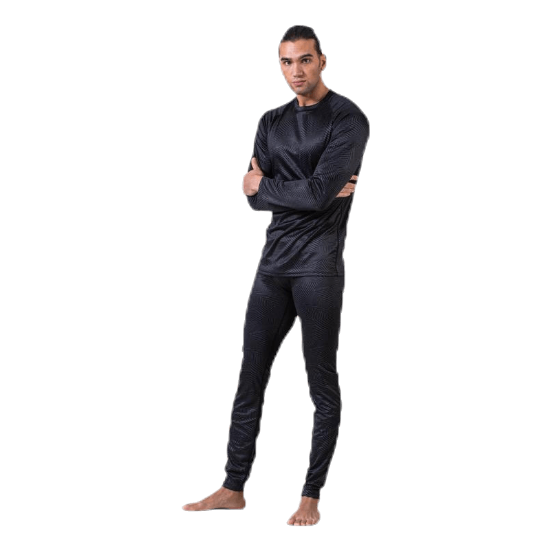 Off Course Baselayerset Black/Grey