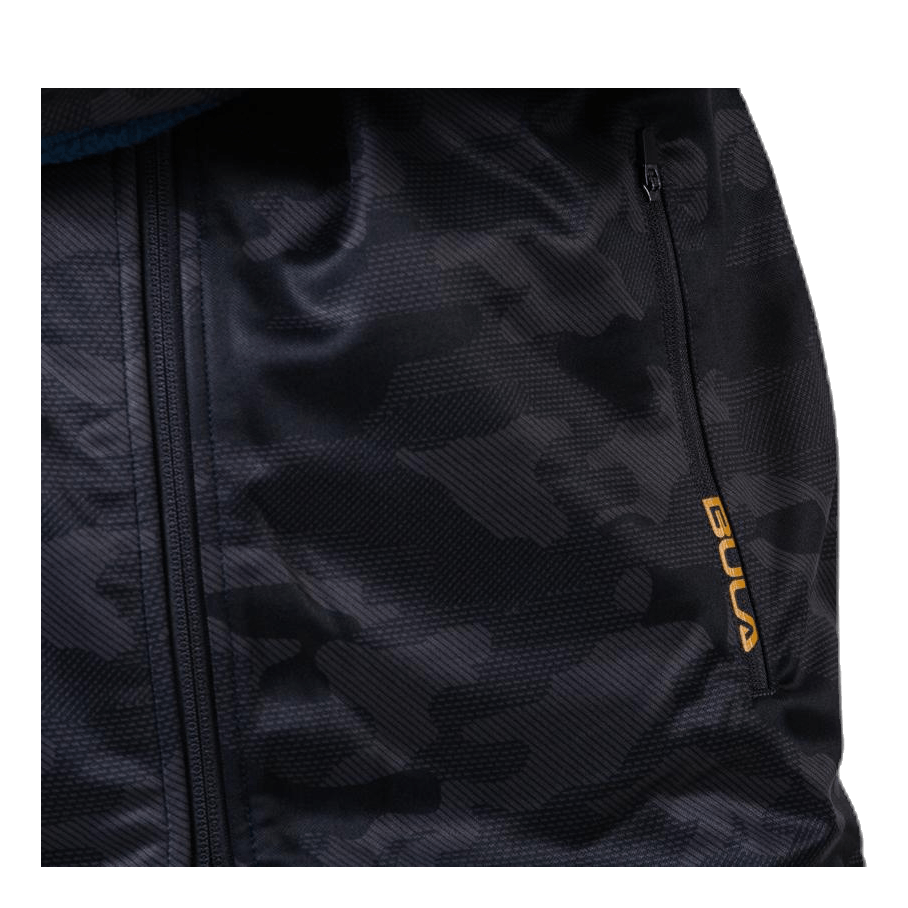 Camo Fleece Jacket Blue
