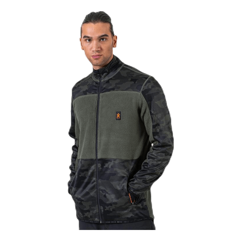 Camo Fleece Jacket Green