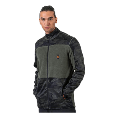 Camo Fleece Jacket Green