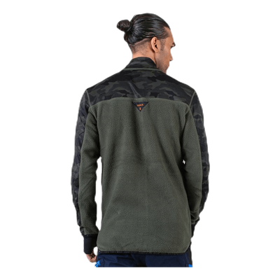 Camo Fleece Jacket Green