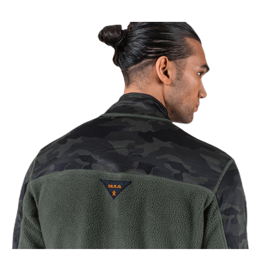 Camo Fleece Jacket Green