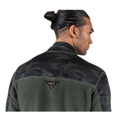 Camo Fleece Jacket Green