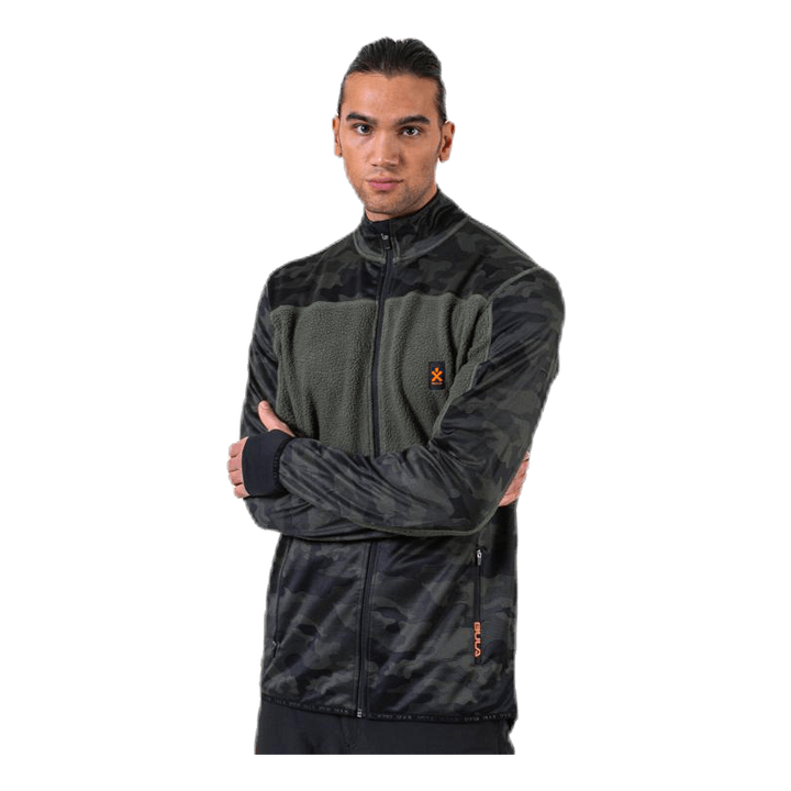 Camo Fleece Jacket Green