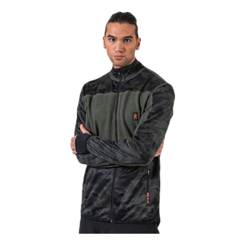 Camo Fleece Jacket Green