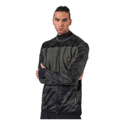 Camo Fleece Jacket Green