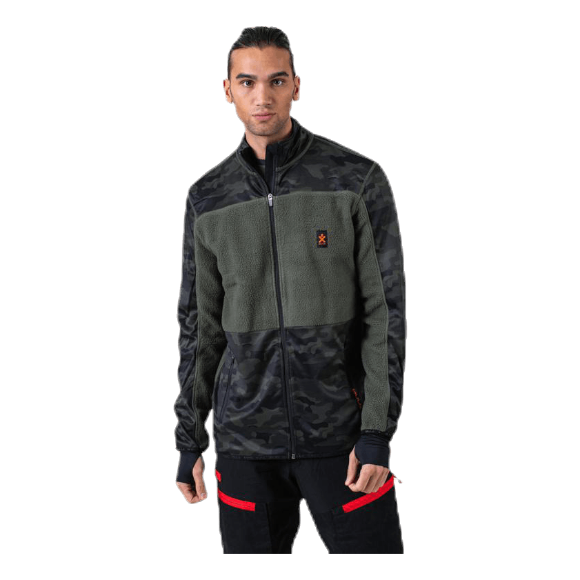 Camo Fleece Jacket Green