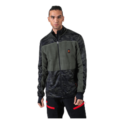 Camo Fleece Jacket Green