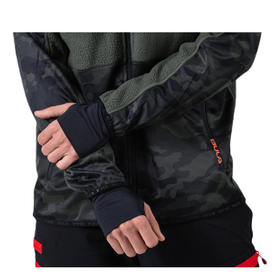 Camo Fleece Jacket Green