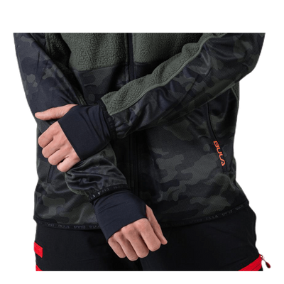 Camo Fleece Jacket Green