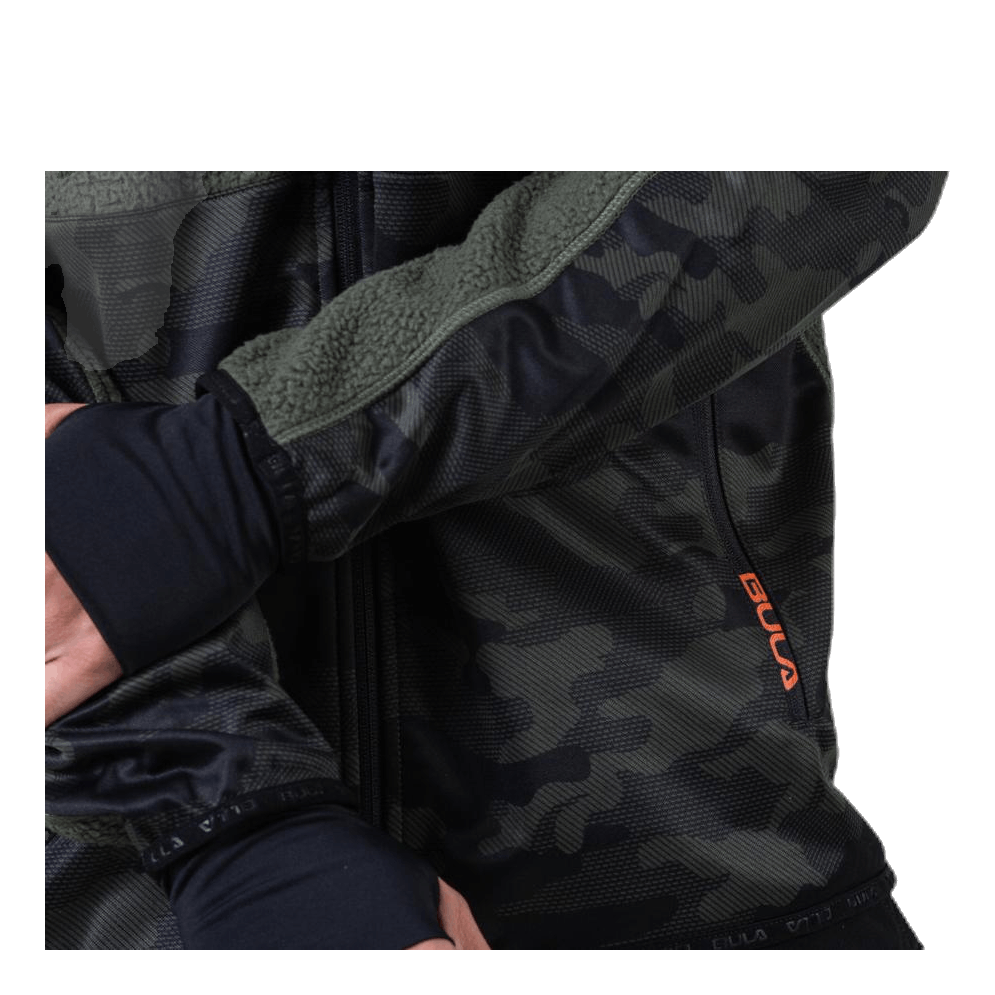 Camo Fleece Jacket Green
